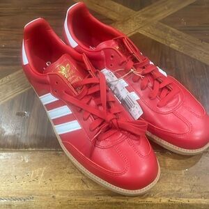Adidas Samba (New)
Red Sneakers with White Stripes